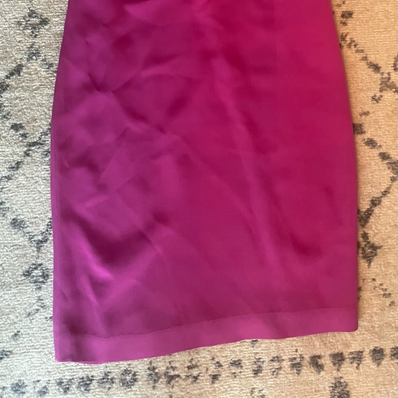 Tory Burch fuchsia silk one-shoulder mini dress, size 2 - Picture 15 of 15